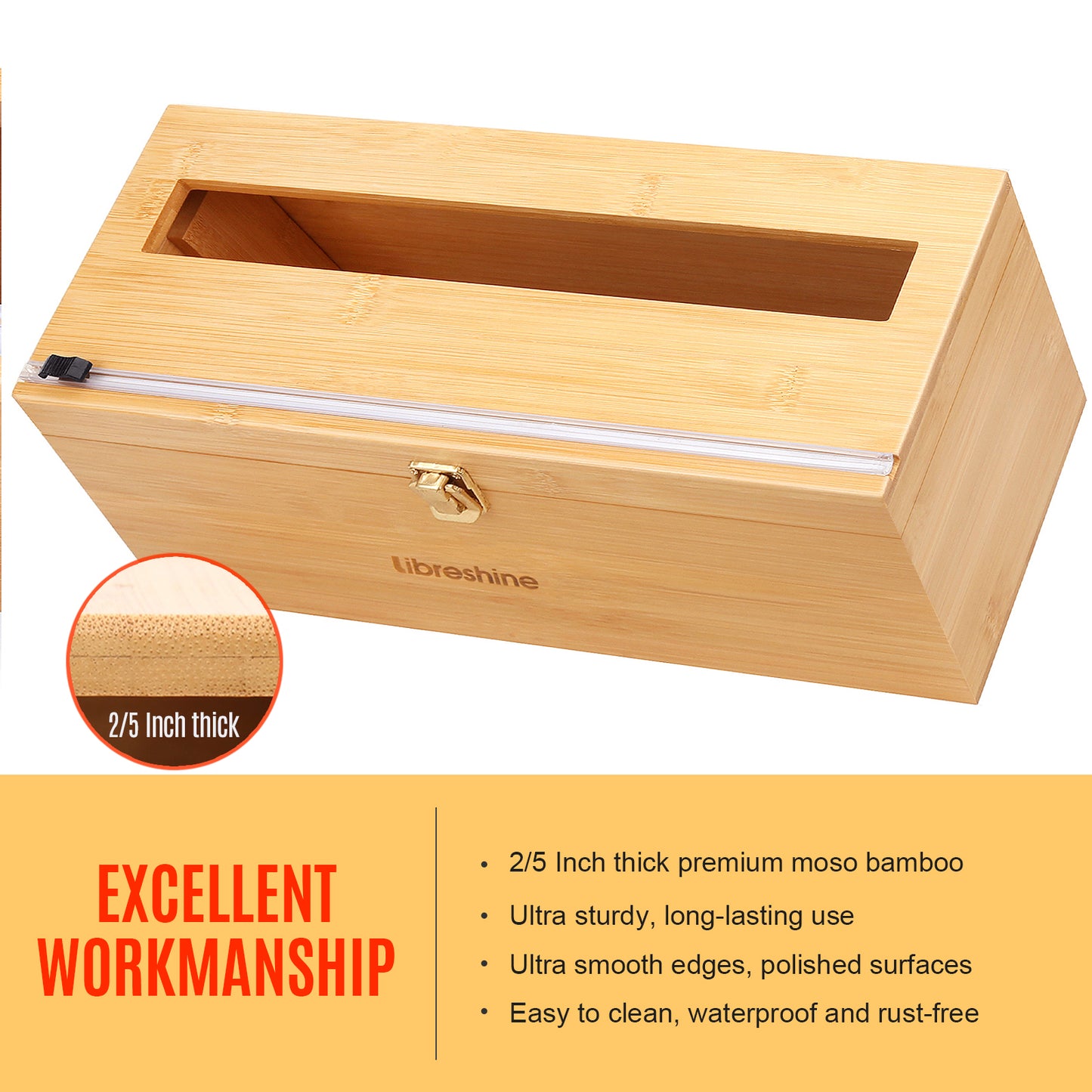 12 Inch Extra Large Foil and Plastic Wrap Organizer